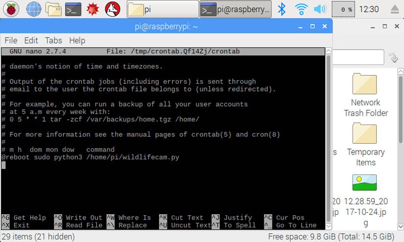 1605387348 286 Construisez une camera animaliere a laide dun Raspberry Pi et