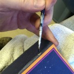 Réparer le vinyle fendu