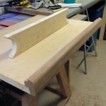 Maquette avec la base et le support arrière