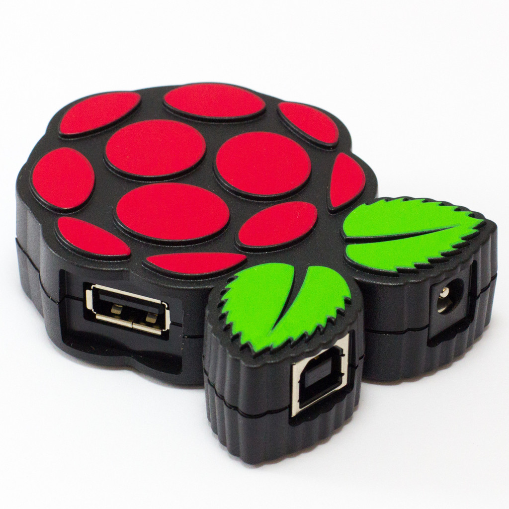 Lancement du nouveau hub USB en forme de Raspberry Pi pour le #RaspberryPi 2 PiHub - un hub alimenté robuste, spécialement conçu pour votre Raspberry Pi | Tarte aux framboises