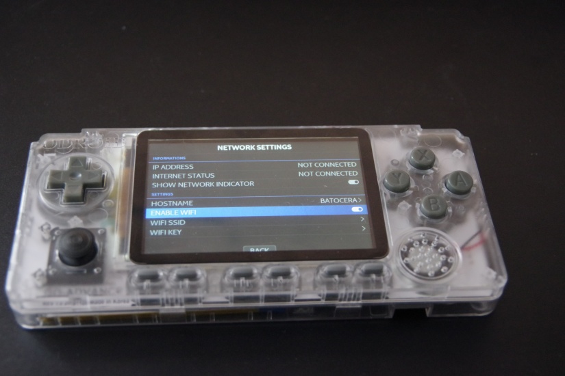 Comment installer Batocera sur Odroid Go Advance - Paramètres réseau Wi-Fi