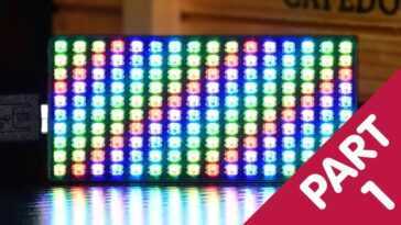 Comment Utiliser Le Panneau Matriciel Led Couleur Waveshare Rgb Pour Raspberry Pi Pico Partie 1