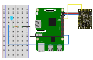 Appuyez deux fois sur BerryIMU à l'aide d'un câble QWIIC