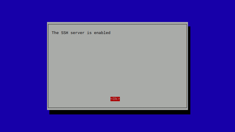Activer RetroPie SSH - Écran Raspi-config