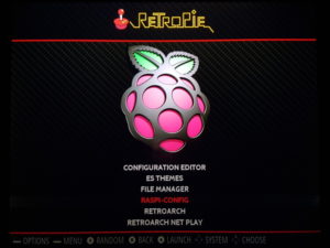 Menu de configuration de RetroPie