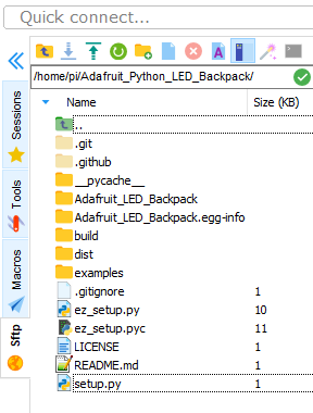 Navigateur de fichiers MobaXterm