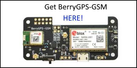 Obtenez une position GPS en quelques secondes à l'aide du GPS assisté sur un Raspberry Pi avec un BerryGPS-GSM