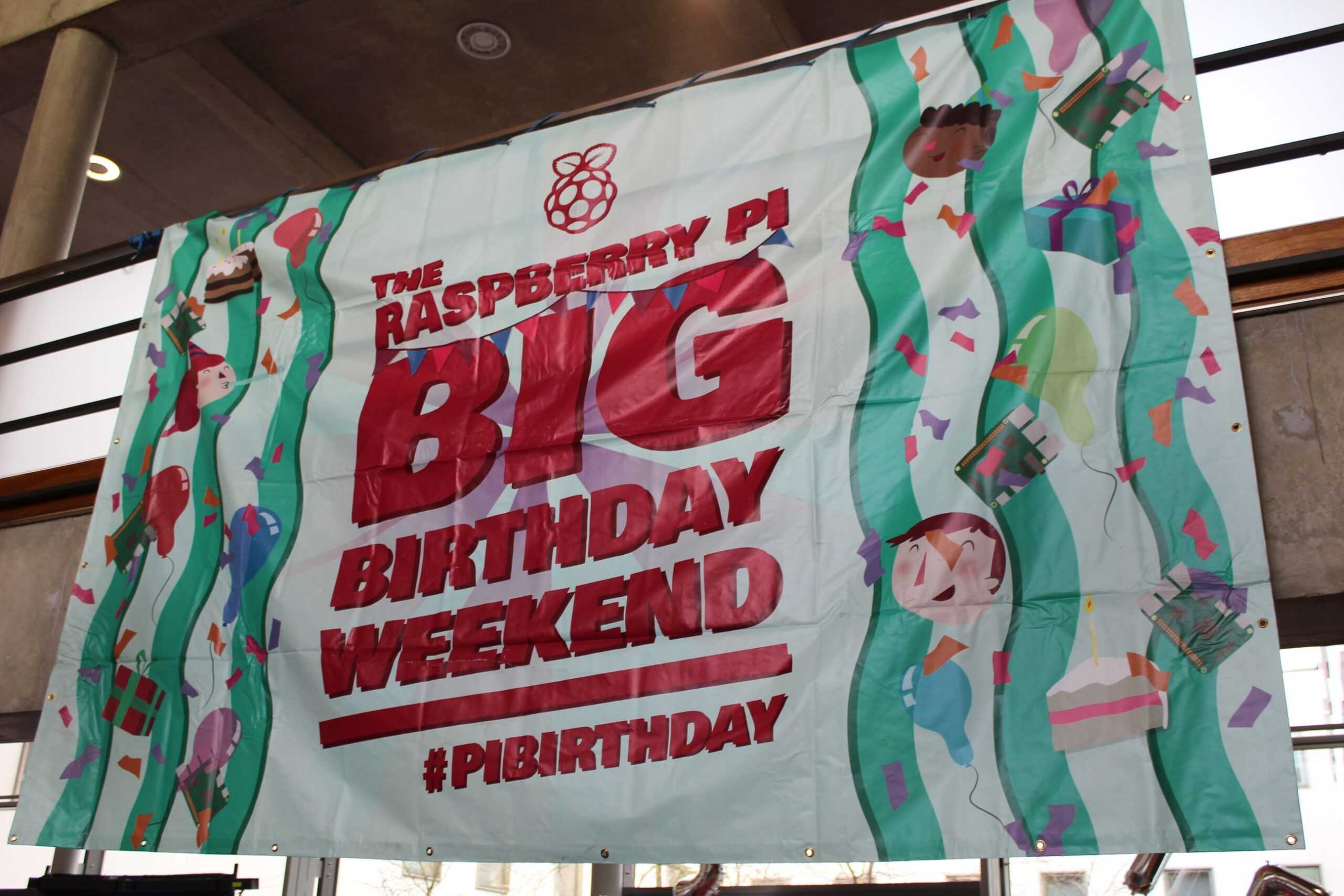 Raspberry Pi 4e anniversaire à Cambridge