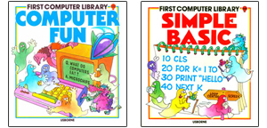 couvertures de livres de bibliothèque informatique des années 1980