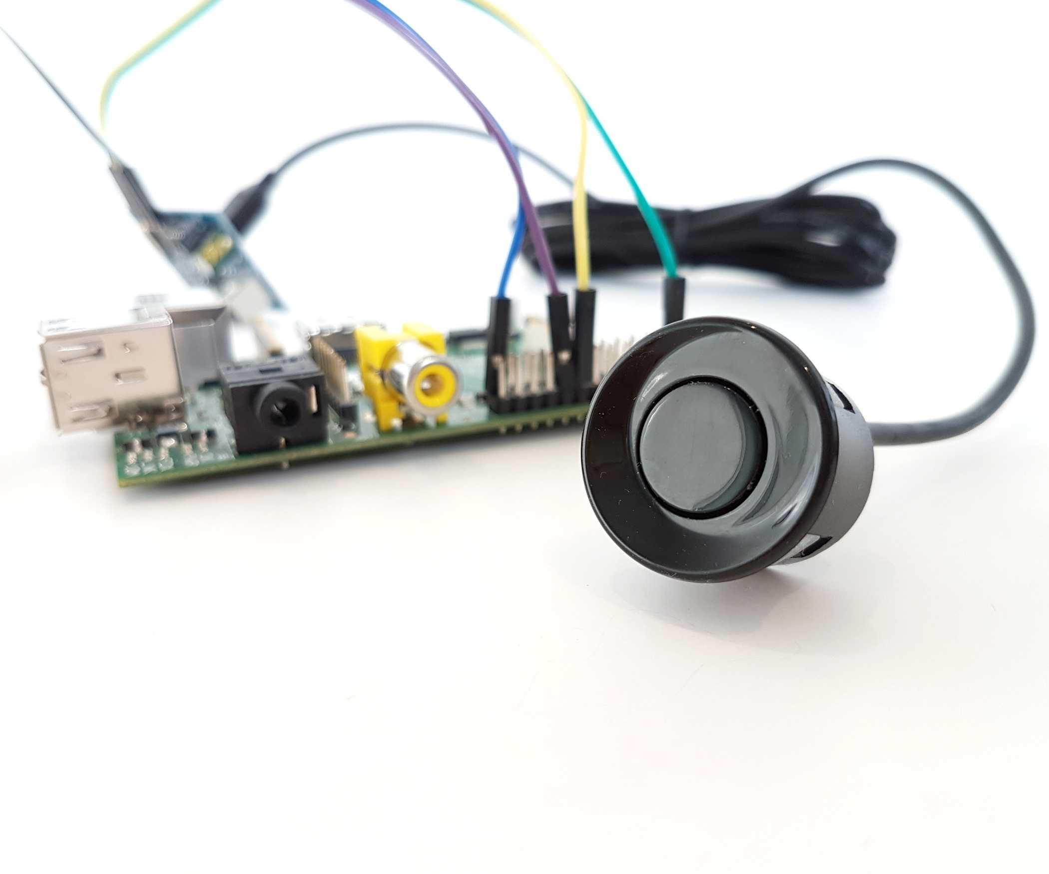 Module de mesure de distance à ultrasons étanche