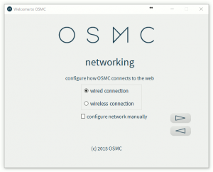 Assistant d'installation OSMC