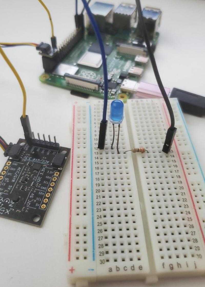 Détection de double tapotement avec BerryIMUv3