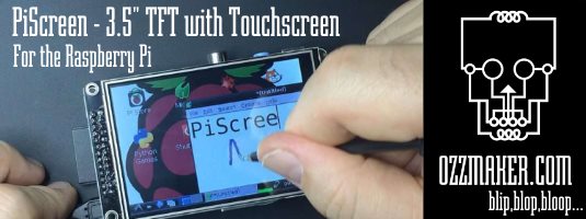 PiScreen TFT Raspberry Pi