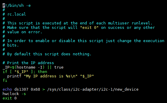 Configuration du module RTC DS1307