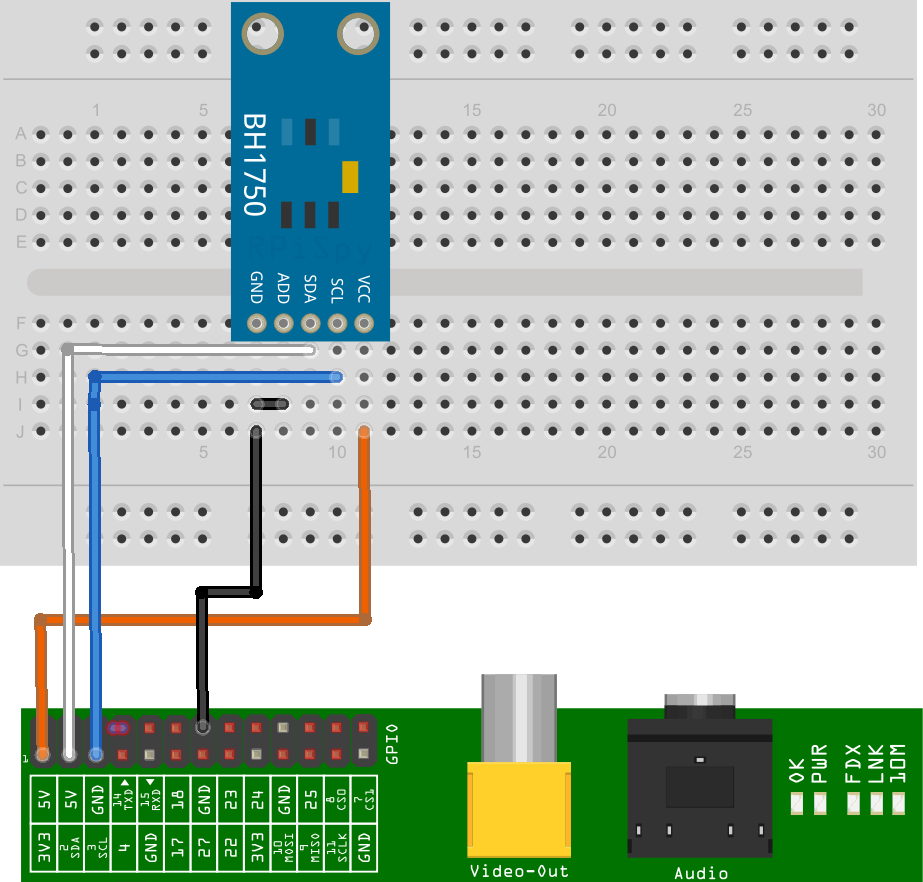 Configuration du module BH1750