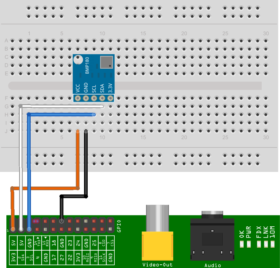Configuration du module BMP180