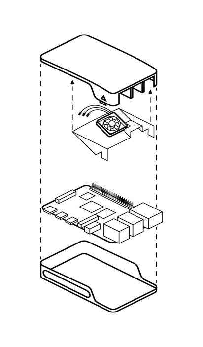 1632745069 805 Ventilateur de boitier Raspberry Pi 4