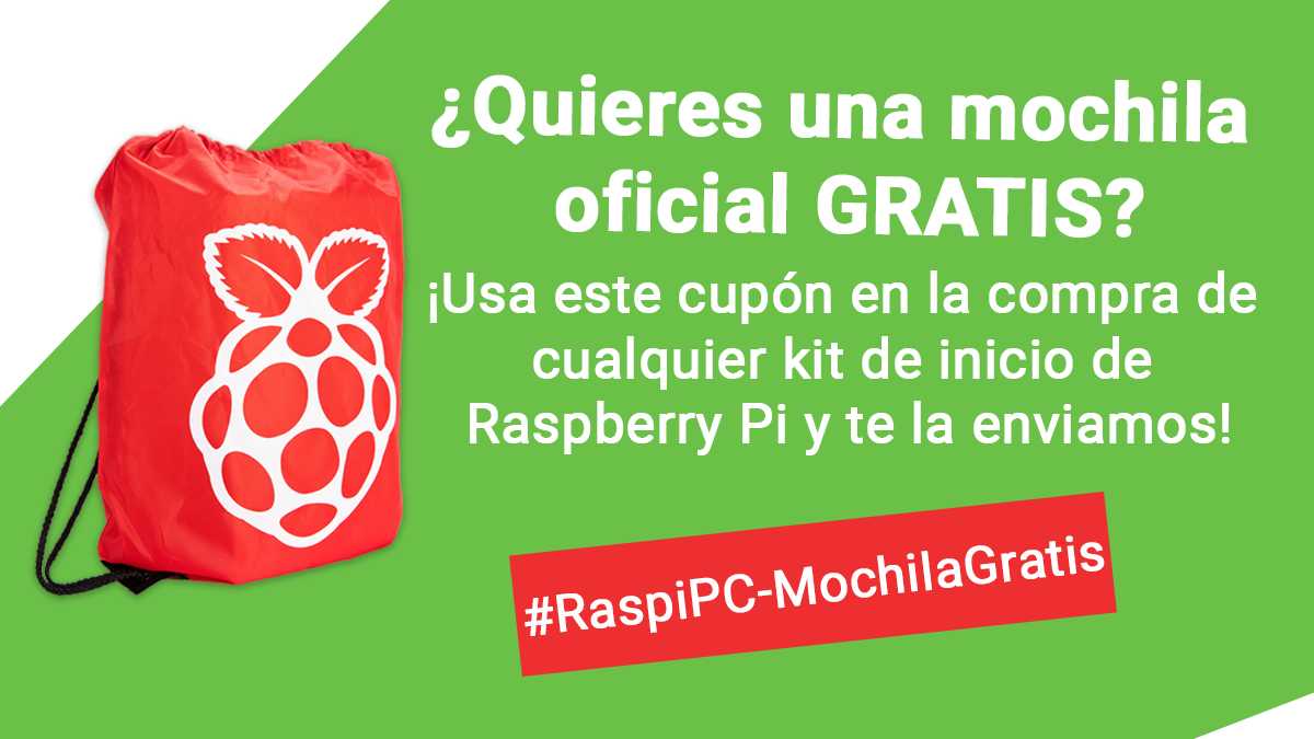 Sac à dos officiel gratuit !  - RaspiPC.es/blog