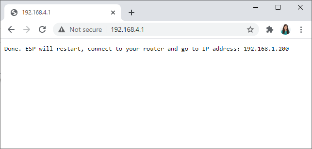 ESP32 ESP8266 connecté au succès de la station Wi-Fi Manager