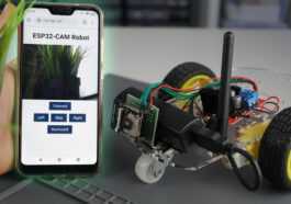 Serveur Web de robot de voiture télécommandé ESP32-CAM