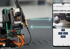 Serveur Web de streaming vidéo ESP32-CAM Pan and Tilt