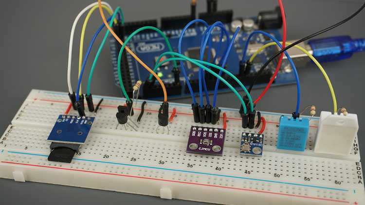 Test de tous les capteurs de température DHT11 DHT22 LM35 DS18B20 BME280 BMP180 avec Arduino