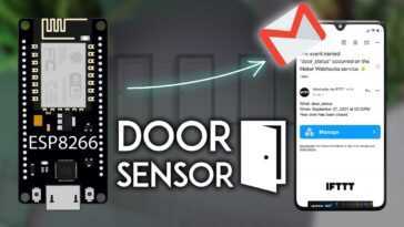 Moniteur d'état de porte ESP8266 NodeMCU avec notifications par e-mail (IFTTT)