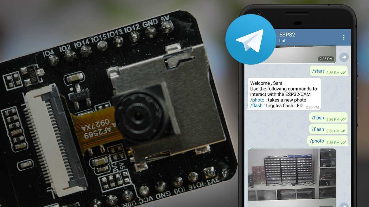 Télégramme : ESP32-CAM Prendre et envoyer une photo (Arduino IDE)