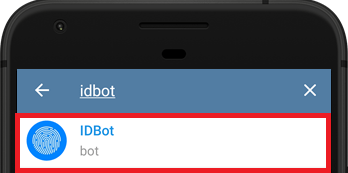 Telegram Obtenir un identifiant de chat avec IDBot