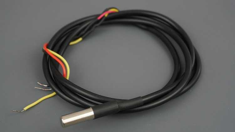 Guide du capteur de température DS18B20 avec Arduino 4 Capteur de température DS18B20 version étanche