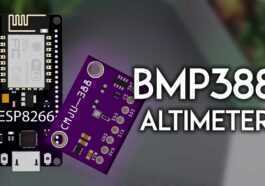 ESP8266 NodeMCU avec capteur barométrique/altimètre BMP388 (Arduino)