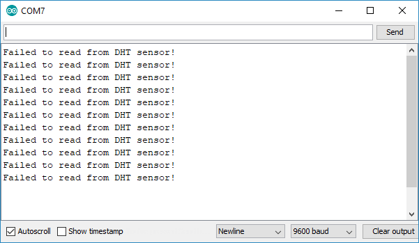 Capteur DHT11/DHT22 avec Arduino | Tutoriel 13 Dépannage résolu DHT11 DHT22 AM2302 AM2301 Échec de la lecture du capteur DHT ! ou Nan