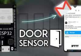 Moniteur d'état de porte ESP32 avec notifications par e-mail (IFTTT)