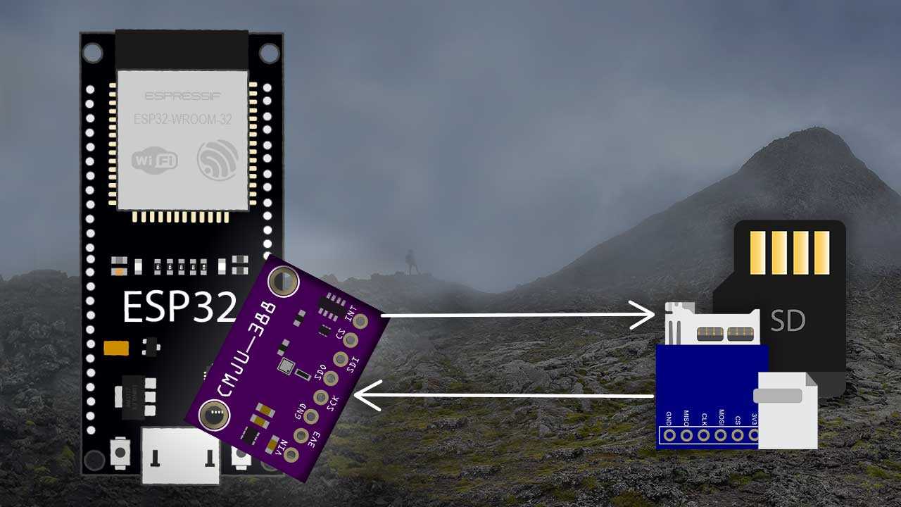 Enregistreur de données altimétrique : ESP32 avec BMP388