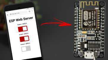 Serveur Web asynchrone ESP8266 NodeMCU - Sorties de contrôle