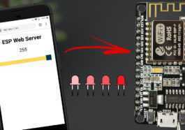 Serveur Web ESP8266 NodeMCU avec curseur : contrôle de la luminosité de la LED (PWM)