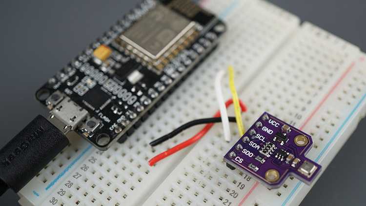 Serveur Web ESP8266 NodeMCU avec BME680 - Station météo 5 Schéma de câblage du circuit du capteur de gaz ESP8266 NodeMCU Board BME680