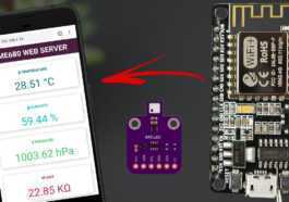 Serveur Web ESP8266 NodeMCU avec BME680 - Station météo