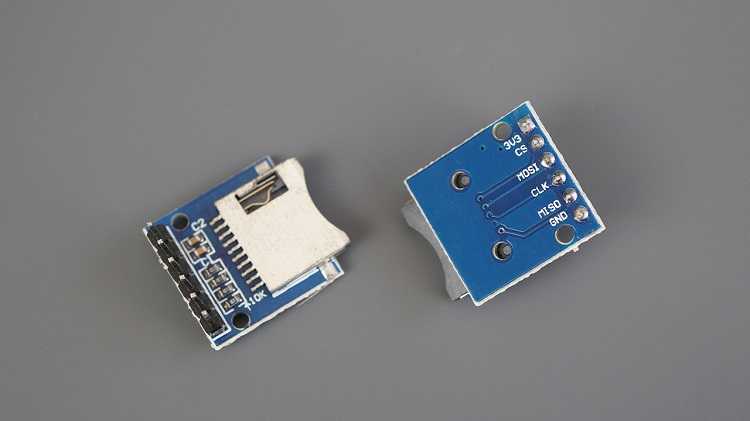 Module de carte microSD pour ESP32 ESP8266 Arduino SPI