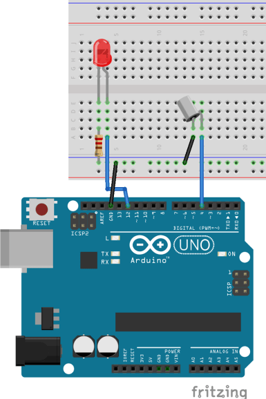 Guide Tilt Sensor inclinomètre Arduino 6 tilt-sensible-led_bb