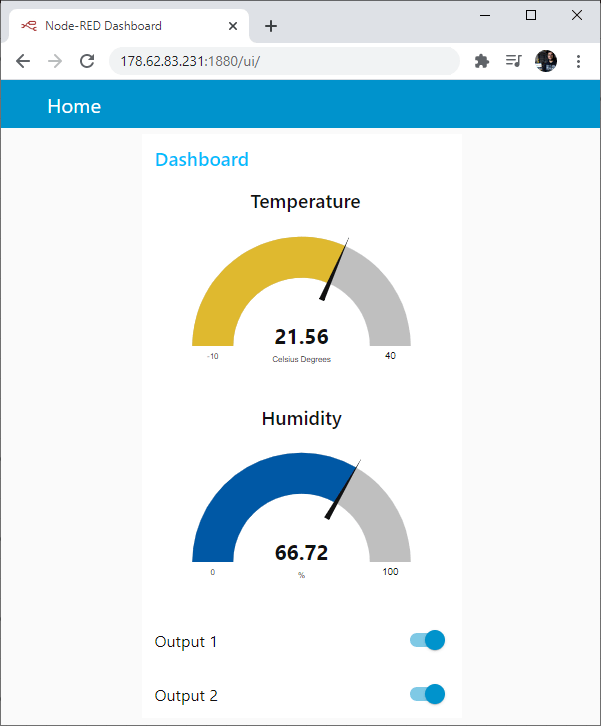 Connectez ESP32 SIM800L au courtier Cloud MQTT 18 ESP32 SIM800L GPRS GSM Cloud MQTT Broker Node-RED Démonstration du tableau de bord