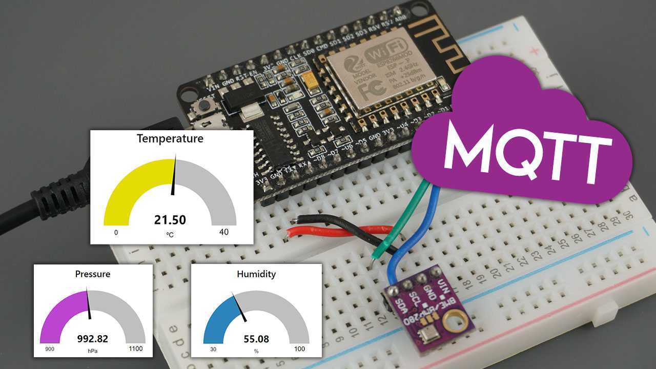 ESP8266 NodeMCU MQTT - Publier les lectures du capteur BME280 (Arduino)