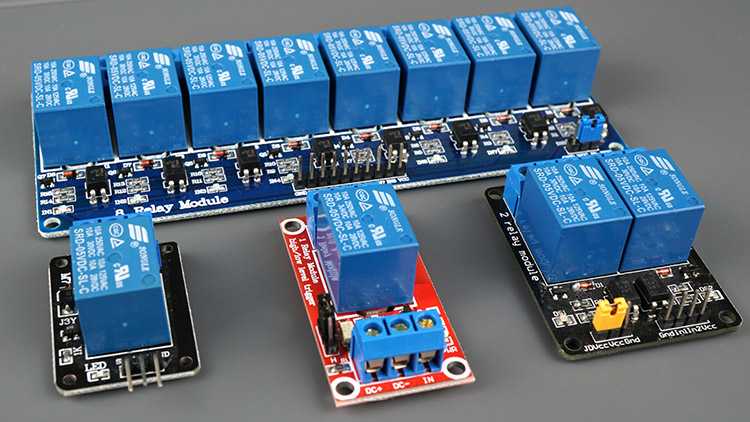Module de relais ESP8266 NodeMCU - Contrôler les appareils AC (serveur Web) 3 Modules de relais avec un nombre différent de canaux