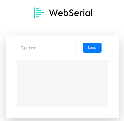 WebSerial Library ESP32 ESP8266 Moniteur série basé sur le Web