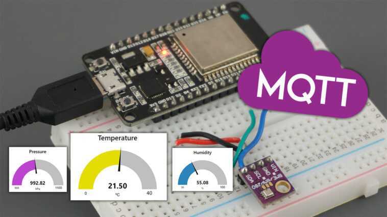 ESP32 MQTT - Publier les lectures du capteur BME280 (Arduino IDE) 1 ESP32 MQTT - Publier les lectures du capteur BME280 (Arduino IDE)