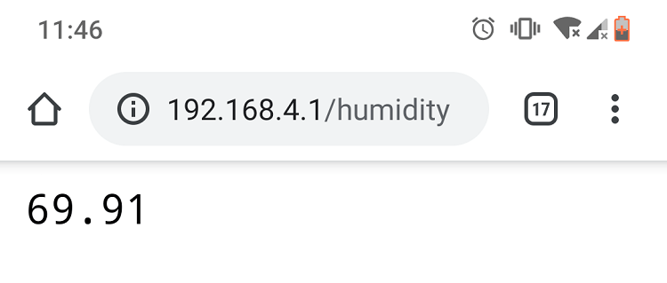 Communication Wi-Fi client-serveur ESP32 entre deux cartes 11 ESP32 Server Access Point AP Demande de test d'humidité
