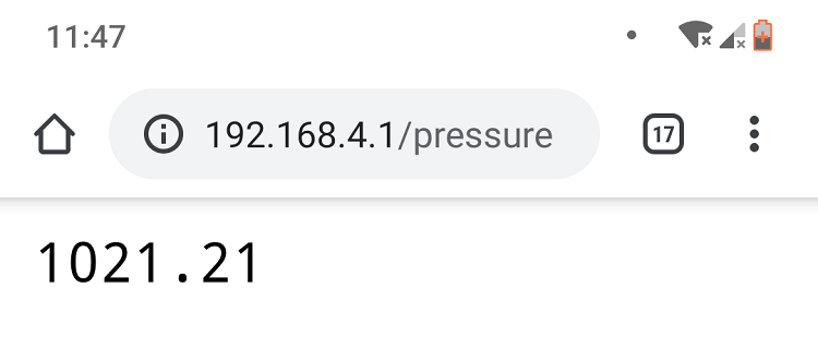 Communication Wi-Fi client-serveur ESP32 entre deux cartes 12 Pression de demande de test AP du point d'accès du serveur ESP32