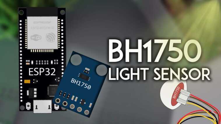 ESP32 avec capteur de lumière ambiante BH1750 1 ESP32 avec capteur de lumière ambiante BH1750