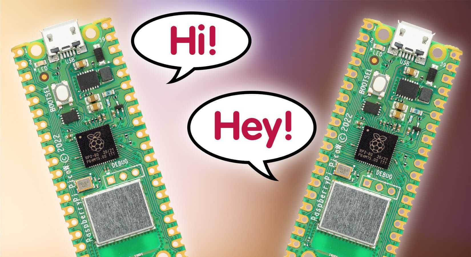 Communication sans fil entre deux cartes Raspberry Pi Pico W