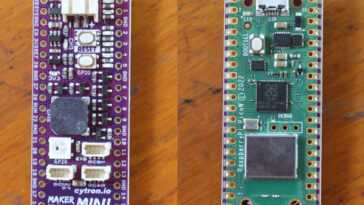 Maker Pi Pico Mini ajoute une batterie, un buzzer et des LED GPIO au Raspberry Pi Pico (W)
